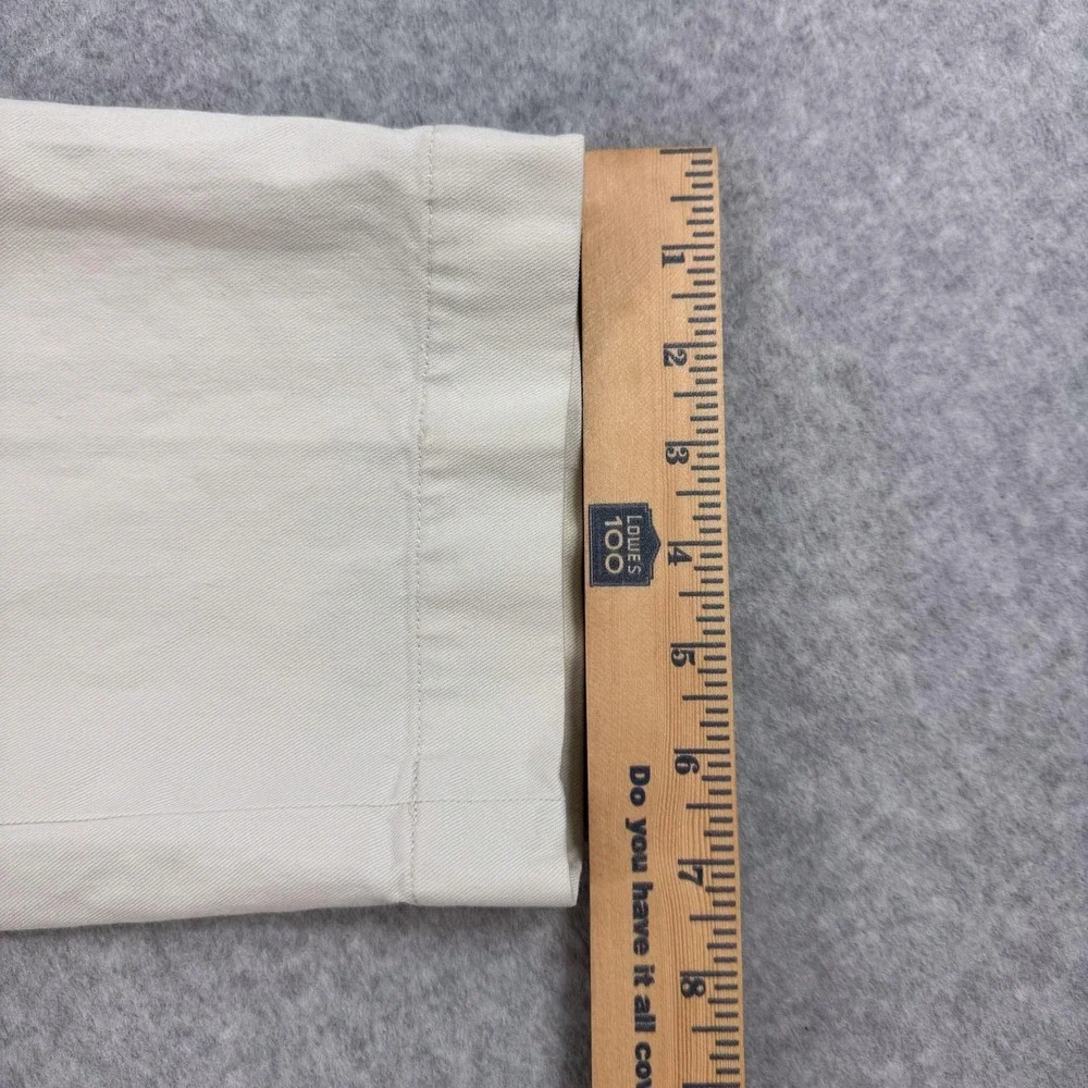 Polo Ralph Lauren Pants Mens 34x30 Beige Cotton Chino Casual Adjustable Waist